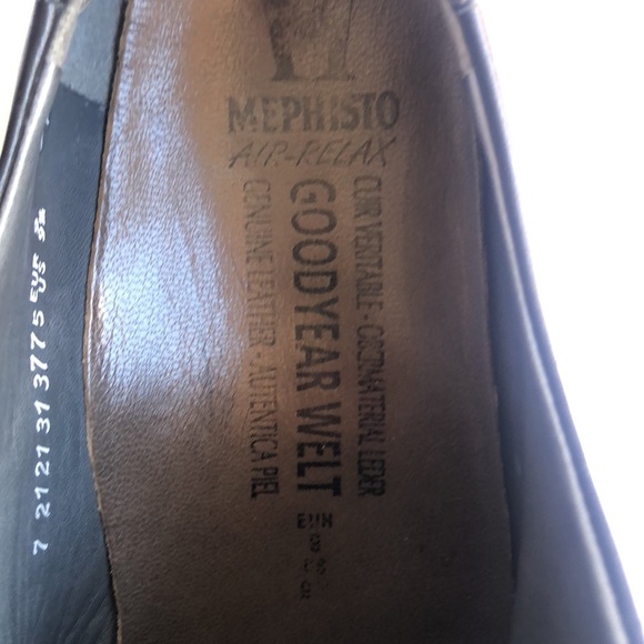 Good year Mephistom black leather shoes size main image 8